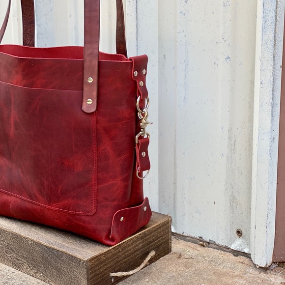 Bags Handmade Leather Tote Poshmark